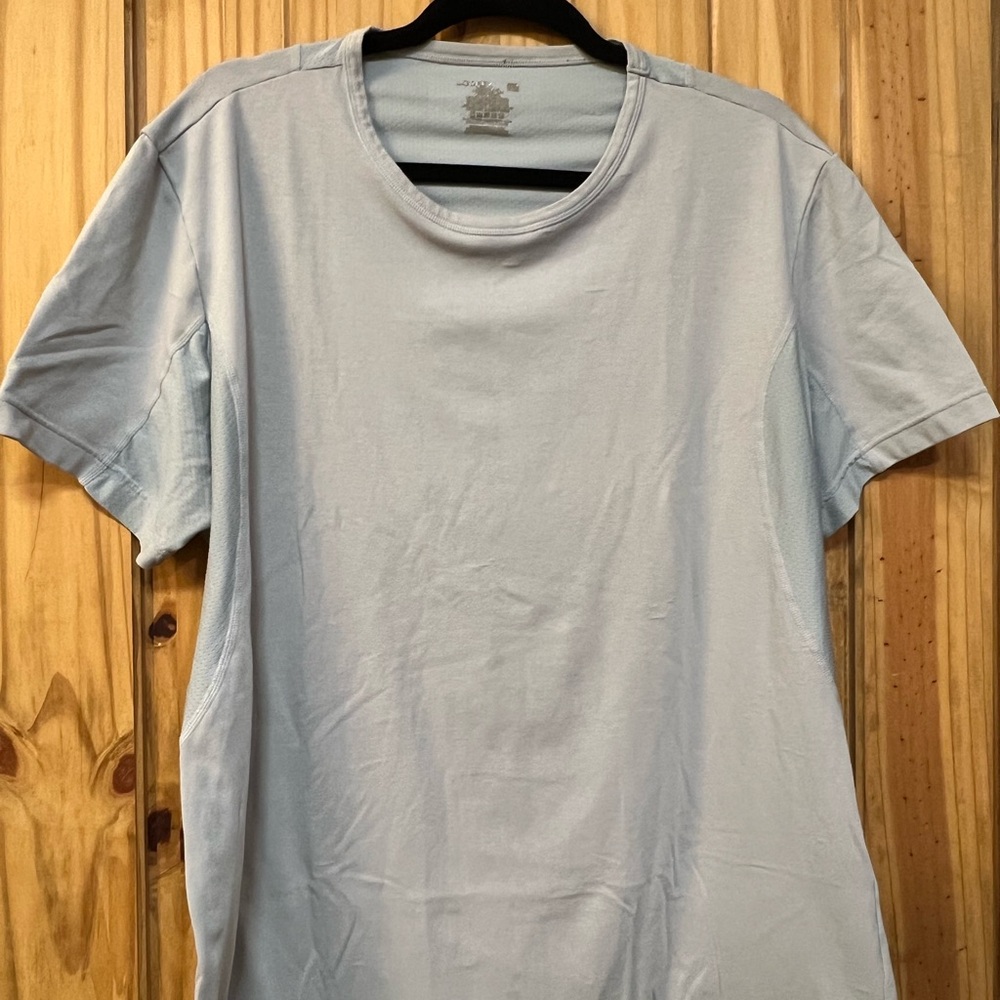 Jockey Men's Light Blue Short Sleeve Tee